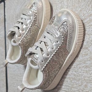 Carters Gold Sparkle Sneakers